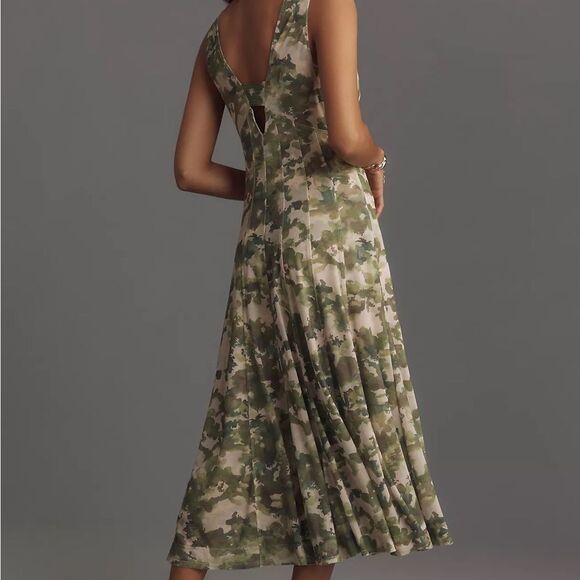 Anthropologie Pilcro Seamed V-Neck Mesh Women’s Dress Medium - Picture 3 of 5